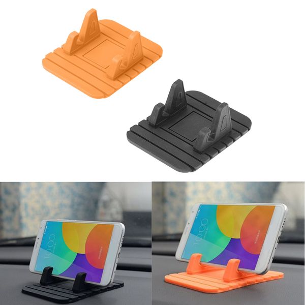 

2 pcs silicone car gps anti slip mat pad holder deskphone stand bracket