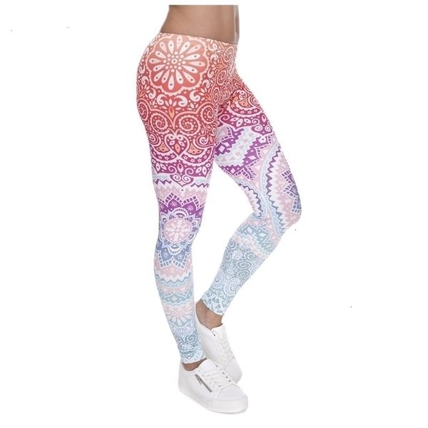 

женщины леггинсы бренды женщины моды legging aztec круглый печать легинсы тонкий высокой талией леггинсы женщина брюки фитнес размер панк од, Black