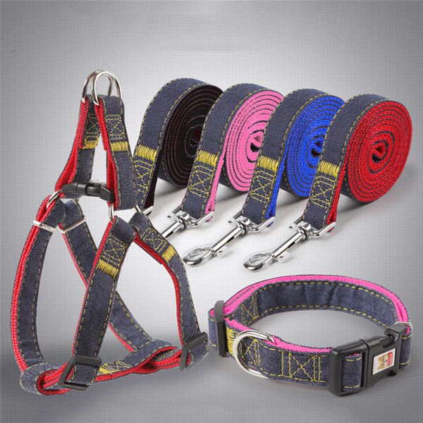 

dog collars personalized leather dog collar small medium large dogs pitbull bulldog beagle pets denim nylon adjustable