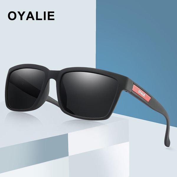 

oyalie brand design polarized sunglasses classic square glasses for men male driving sun glasses vintage shades eyewear uv400, White;black