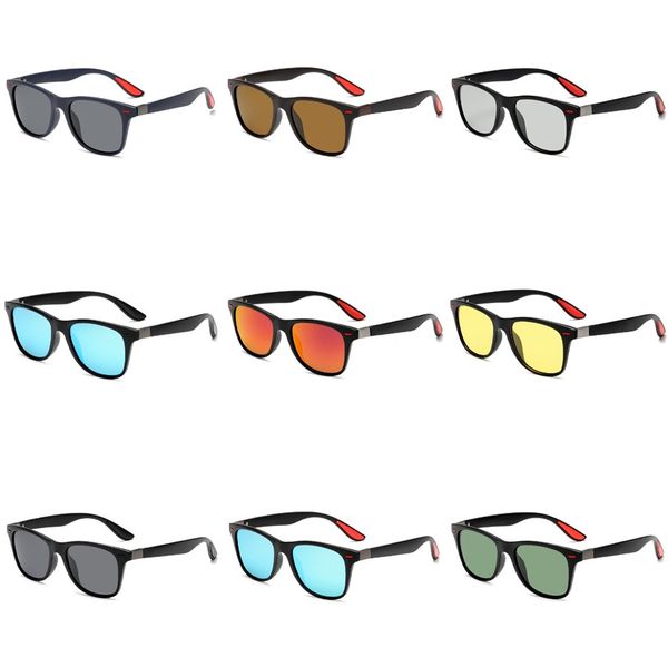 

new sunglass gafas de sol polarized sun glasses semi transparent jelly oculos shell frame sunglasses men women #420, White;black