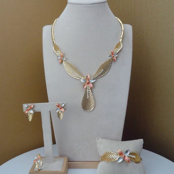 

yuminglai african fashion jewelry sets dubai costume jewelry fhk7793, Silver