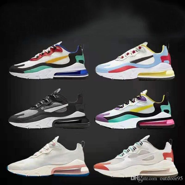 

bleached coral dusk purple 270s react mens running shoes deep royal blue bauhaus optical triple black white men women trainer sport sneakers