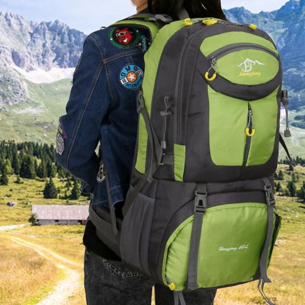 

40l camping hiking backpack waterproof sports backpack outdoor traveling mountaineering climbing bags sport large bags men women