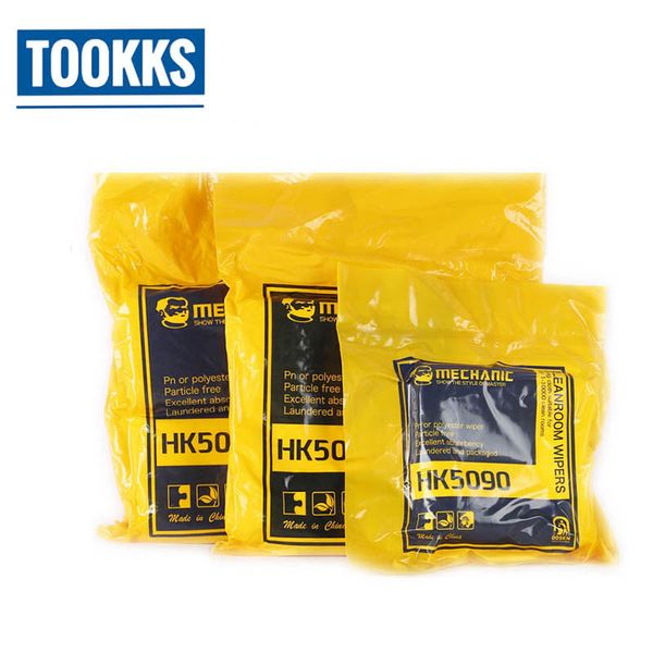 

high grade cleanroom wipers soft tough durable polyester wiper dustless non-woven cloth for mobile phone pad lapclean