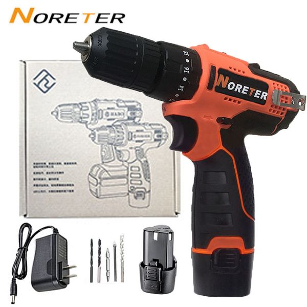 

12v cordless drill home diy two gears multifunction home furnishing room renovation dc lithium ion battery electric screwdriver