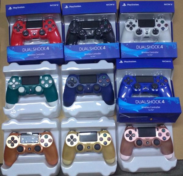 

18 colors wireless bluetooth ps4 game gamepad shock4 playstation vibration joystick for ps4 game controller with retail package