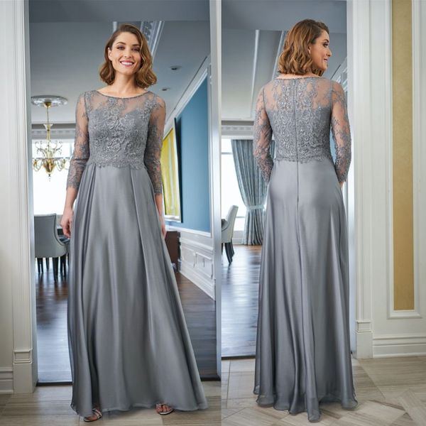 

fashion mother of the bride dresses jewel long sleeve lace appliques sequins evening gowns custom made floor length wedding guest dress, Black;red