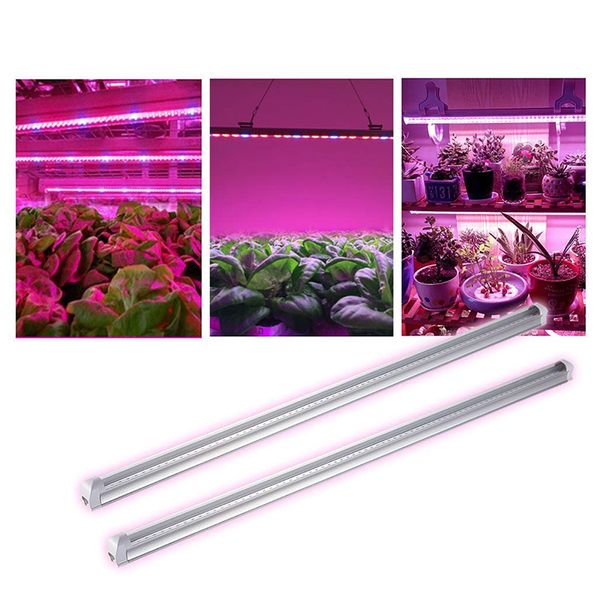 Planta crescer luz T8 Integrado LED UV 365-375nm 365nm três pés 14W AC100-305V tubo Luzes 72LEDs PF0.95 FCC lâmpada