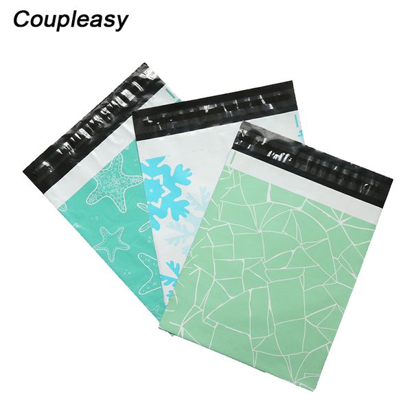 

100pcs/lot new designs printing shipping bags mailer waterproof plastic envelope self-seal adhesive courier storage bags 26x33cm