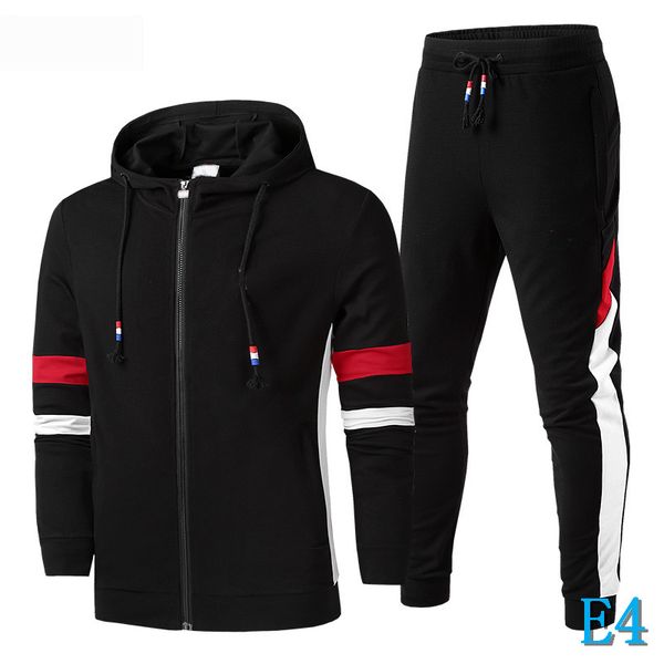 

winter mens designer tracksuits with letters brand track suits hoodies&pants fashion cardigan men sweatshirts zipped clothinge4, Gray