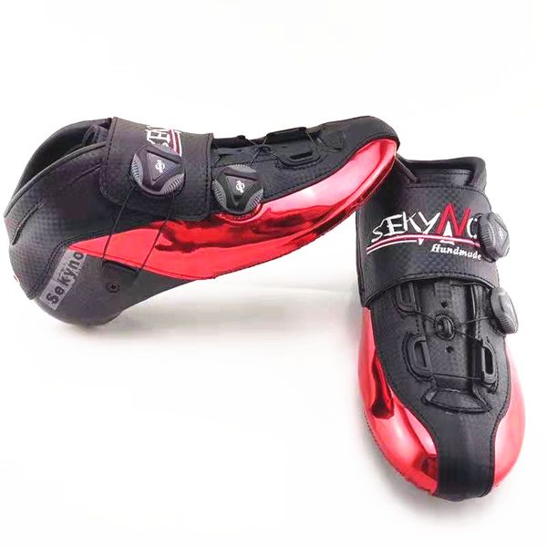 

knob button lock 6-layers carbon fiber inline speed skates shoes dual fastener rotate spinner speed race patines kids boot