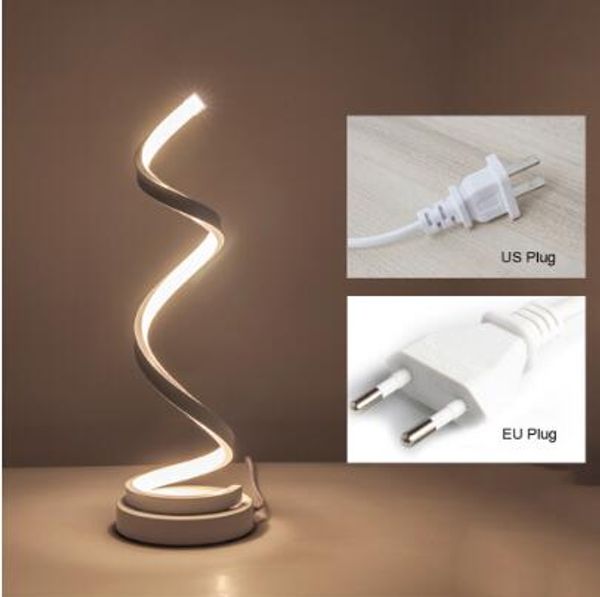 

modern 20w led table lamp for home bedroom reading desk light bedside lamp study eye protect us/eu plug