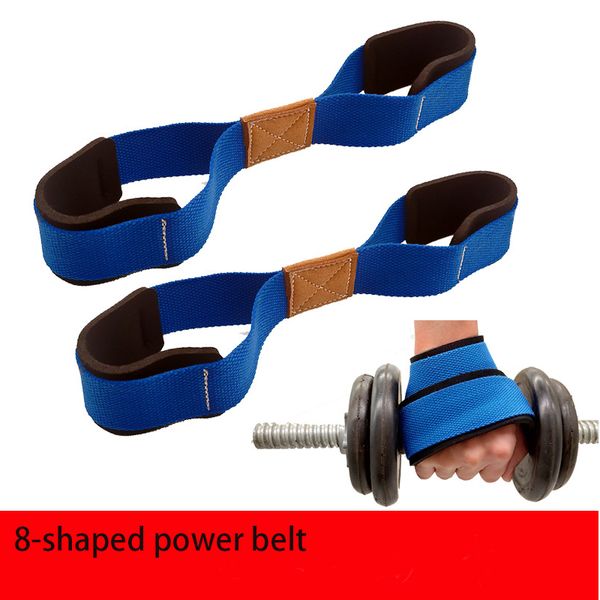 

gym fitness equipment resistance bands weightlifting hard pull fitness gloves bracers pull-ups single-pole 8 word power belt