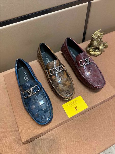 

20ss men suede leather dress shoes luxury brands wedding party shoes oxfords big size 38-45 suede loafers shoes penny oxfords, Black