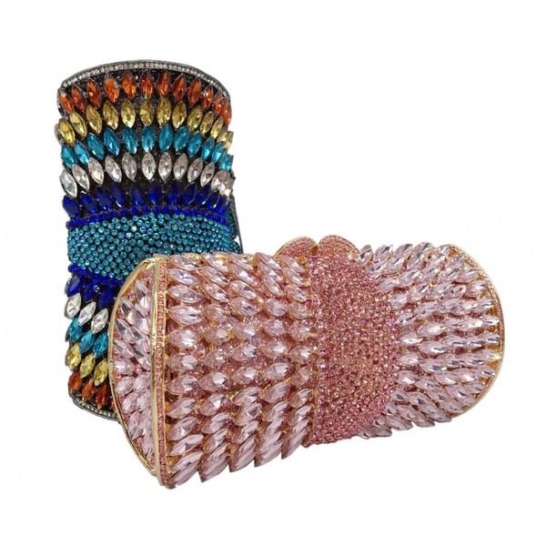 

evening bags est bridal party purse women handbag fashion diamonds wedding crystal clutches elegant flower purses