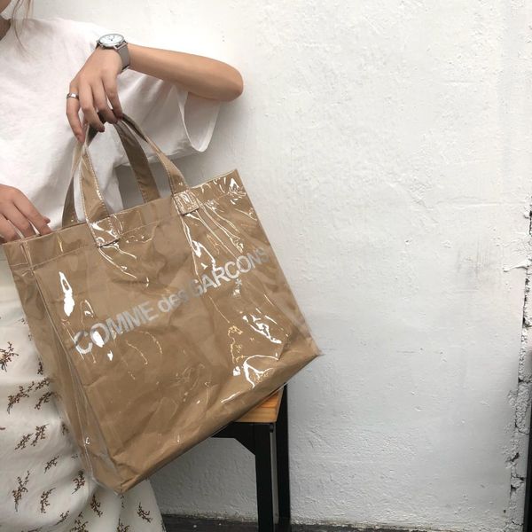 

transparent pvc bags for women large capacity karft paper shopping bag luxury handbags women bags designer handbag sac a main t05