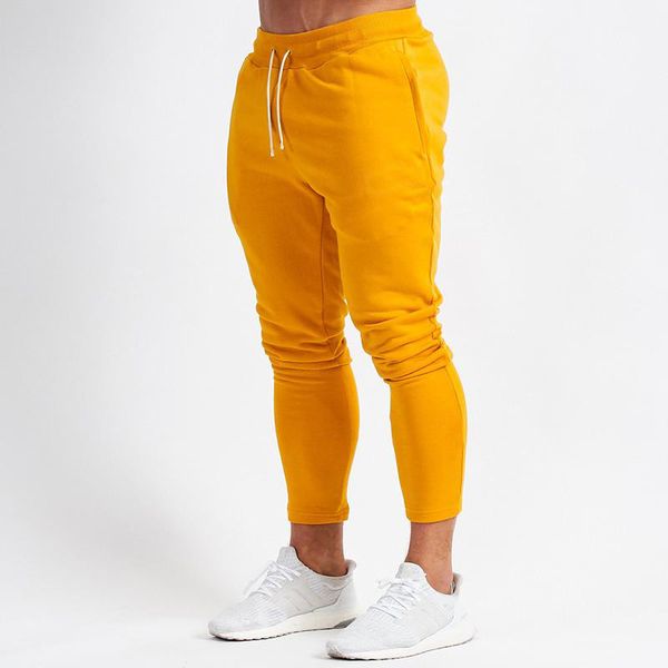 

pants men pantalon homme streetwear jogger fitness bodybuilding pants pantalones hombre sweatpants trousers men, Black