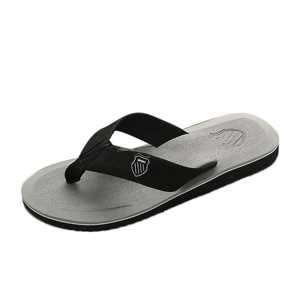 

siketu bath men flip flops male mixed color slippers men casual pvc eva shoes summer fashion beach sandals size 40~44 a30, Black
