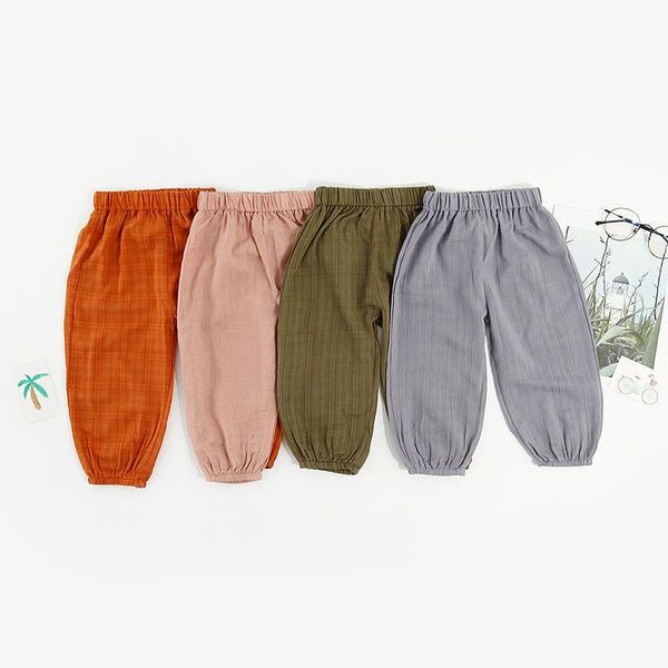 

children multicolor long sleeve cotton retro pants tide fan boys girls cotton lanterns harem pants boys trousers girls pants, Blue
