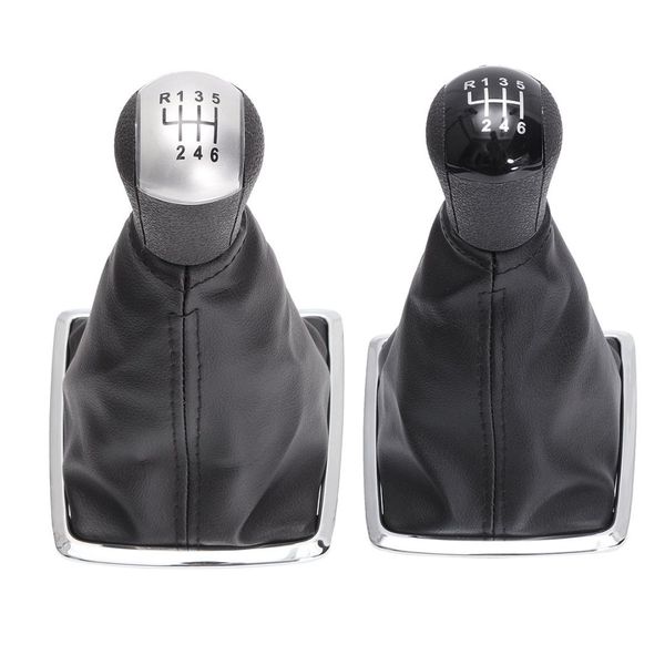 

6 speed car pu leather shift knob stick lever gaiter cover for /focus /mondeo 2 ii 2004-2011