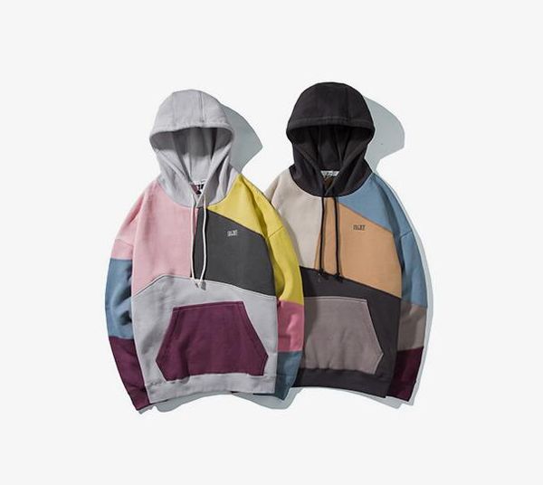 

новый дизайн мода роскошный дизайнер лоскутное толстовки повседневная страх Бог