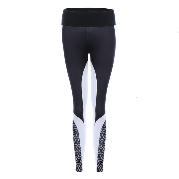 

leggings women pattern mesh print leggings fitness sporting workout leggins elastic slim black white pants sweat trousers