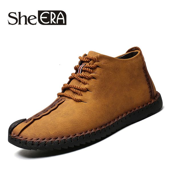 

she era 2018 new keep warm winter men boots soft leather casual men shoes with fur fashion boots plus size 38-48, Black