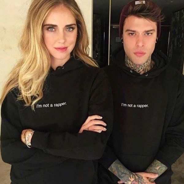 

autumn winter new brand pocket i'm not a rapper hoodies casual hoodies sweatshirt sportswear male fleece hooded jacket, Black