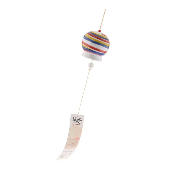 

ceramic japanese wind chimes lucky bells hanging decorations