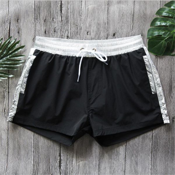 

new quick dry men's swim shorts mesh line surfing beach short maillot de bain sport bermuda surf swimwear men's board shorts