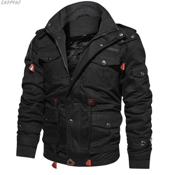 

outwear breathable light windbreaker jackets dropshipping thick big down coat men's clothes coat bomber jacket tactical, Black;brown