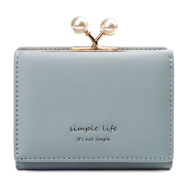 

womens wallet card holder pu leather short wallet womens carteira money purses small fold female coin purse g0730#10, Red;black