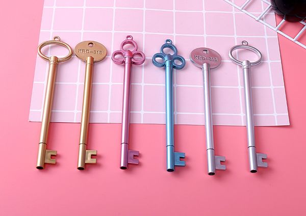 

ретро ключ нейтральная pen студент мультфильм симпатичные подписание авторучку творческий пластиковые перьевые ручки оптом канцелярские