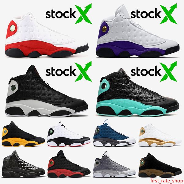 

jumpman stock x air rero 13 13s chicago court purple reverse he got game island green dmp lucky green trainers sneakers 7-13