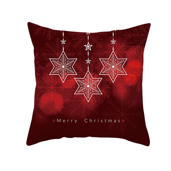 

pillow case red printed cushion covers christmas gift decorative pillows covers for home sofa throw pillowcases 45*45cm