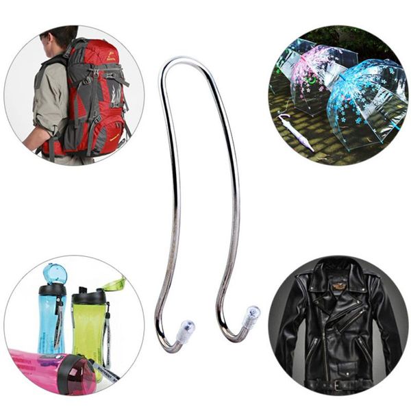 

auto fastener clips metal car seat hook auto headrest hanger bag holder for car bag purse cloth grocery storage fastener