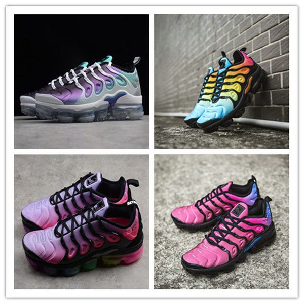 

New Luxury 2019 Plus yellow TN Women Mens Casual Shoes Silver In Metallic Classic Outdoor Sport Runner Athletic running Sneakers