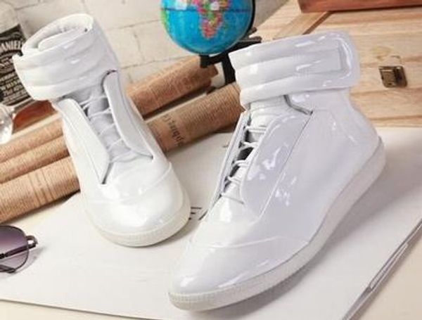 

Горячие продажи-сын Martin Margiela High Top Sneaker мужчина обувь Мужская обувь Туризм Flats MMM Тренеры Kanye West Повседневная обувь 38-46