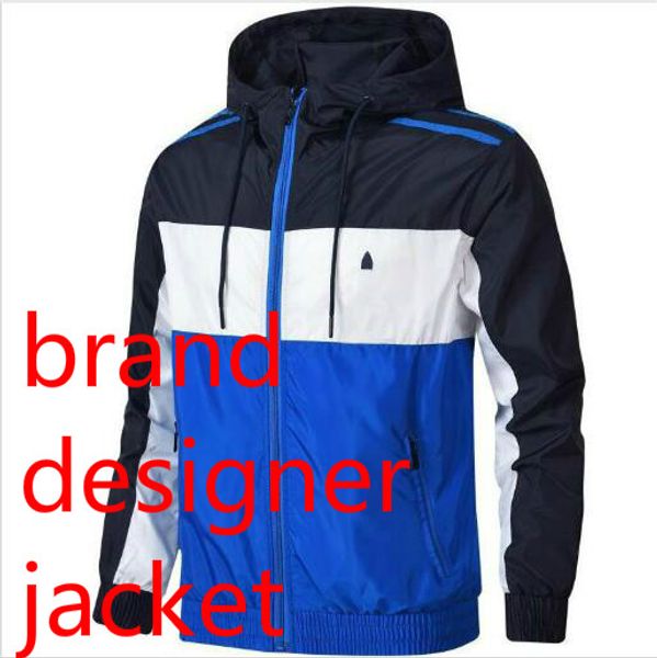 

mens designer jackets with 3 stripes luxury men windbreaker coat with branded tags winter fashion brand jacket outdoorwear clothes6w6v, Black;brown
