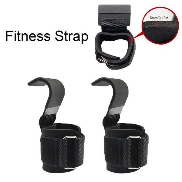 

2pcs weight lifting-hook hand-bar wrist straps glove weightlifting strength training gym fitness hook support wrap hand bar 2019