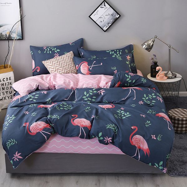 

bedding set twin full  king size single bed duvet cover sets print bed linen quilt covers xf754-21