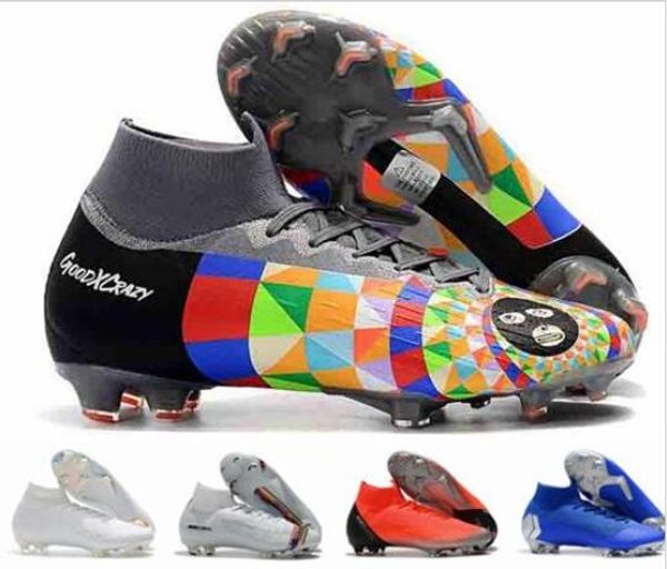 

2020 mens soccer cleats mercurial superfly v ronalro fg indoor soccer shoes kids football boots cr7 boys neymar boots rising fast pack cheap