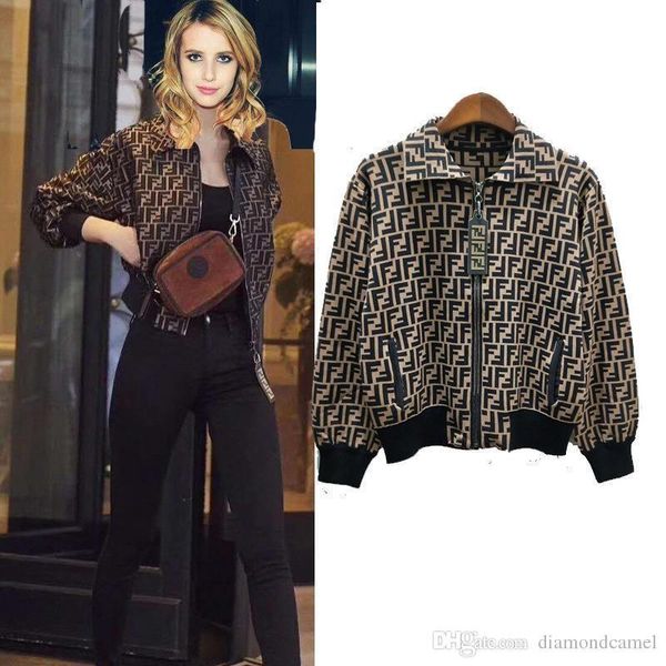 

new fall fashion women's zipper cardigan trendy classic quality knitwear casual comfortable long sleeve lapel lady's coat, White