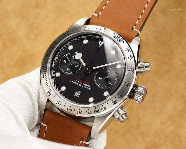 

человек часы m79363n 7750 автоматическое движение 41мм часы часы мужской снег needle1, Slivery;brown