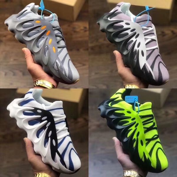 

2019 designer men's shoes women's shoes kanye orange blue casual shoes 36-45, Black