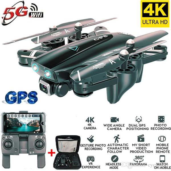 

drone 4k hd camera gps drone 5g wifi fpv 1080p no signal return rc helicopter flight 20 minutes drone with camera