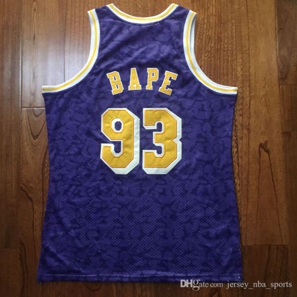 

men bapexmitchell & ness lakers celtics bulls raptors 93 bape green 1982-83 hardwoods classics double-embroidered jersey, Black;red