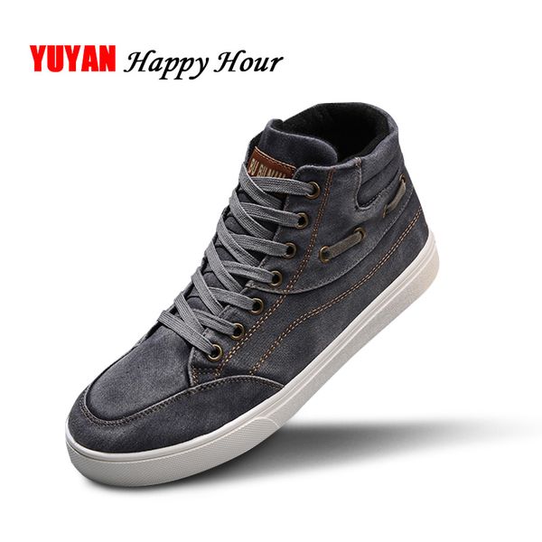 

fashion sneakers men denim shoes cool street canvas shoes men's casual man brand sneakers a304, Black