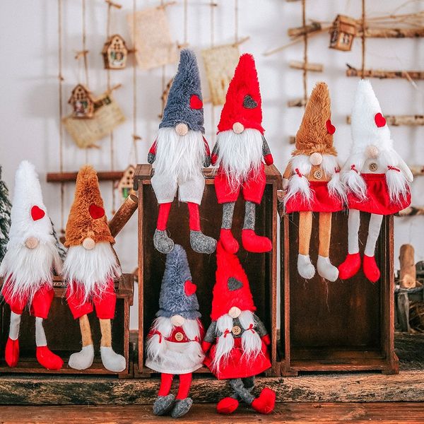 

santa claus snowman elk dolls christmas ornaments merry christmas favor party decorations for home new year gift